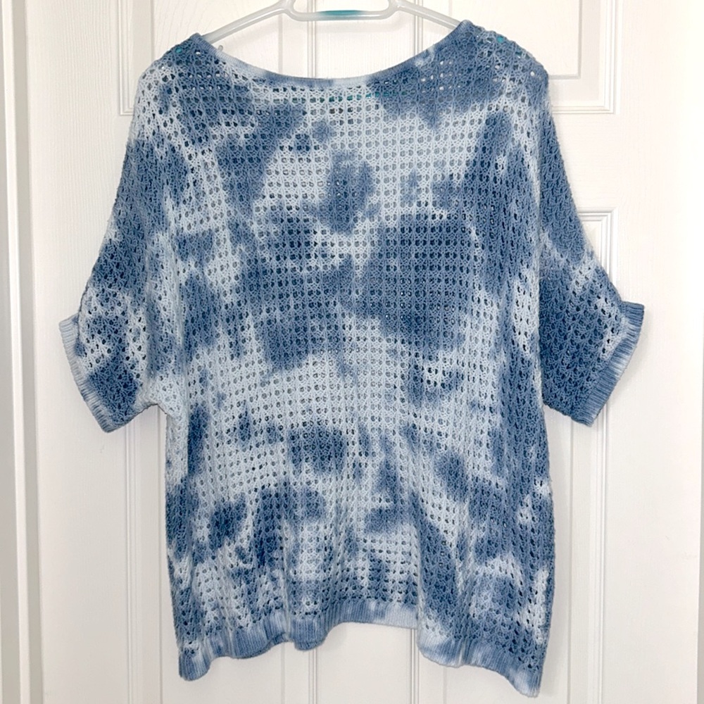 Marled Tie-Dye Knit Top